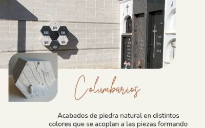 Columbarios con acabados en piedra natural